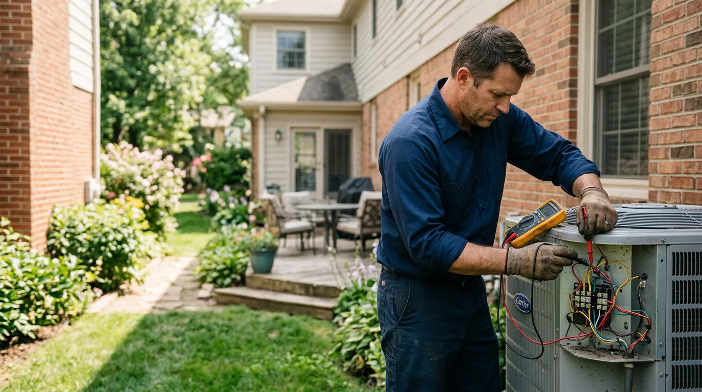HVAC technician working near Springville, AL